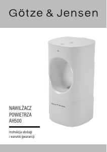 Instrukcja Götze & Jensen AH500 Nawilżacz