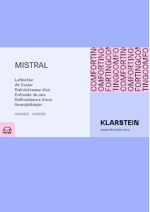 Manual de uso Klarstein 53040151 Mistral Aire acondicionado