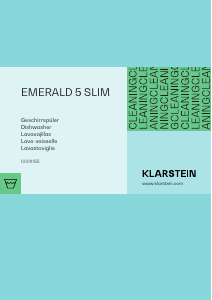 Bedienungsanleitung Klarstein 53041185 Emerald 5 Slim Geschirrspüler