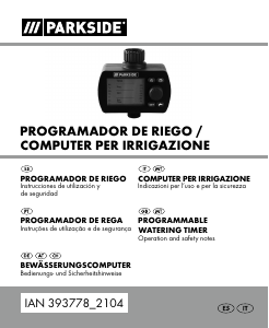 Manual de uso Parkside IAN 393778 Contador de agua