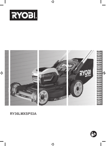 Kullanım kılavuzu Ryobi RY36LMXSP53A Çim biçme makinesi