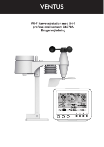 Bruksanvisning Ventus C6070A Väderstation