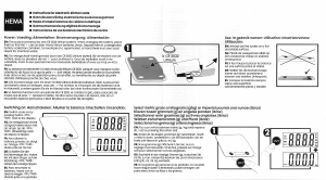 Manual de uso Hema 80.81.0018 Báscula de cocina