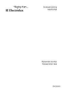 Bruksanvisning Electrolux EKC6005 Komfyr