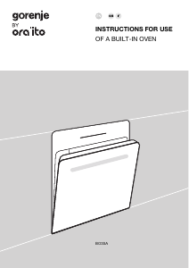 Manual Gorenje BSA6737ORAB Oven