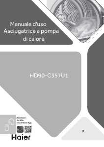 Manuale Haier HD90-C357U1 Asciugatrice