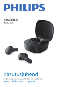 Kasutusjuhend Philips TAT2200BK Kõrvaklapp