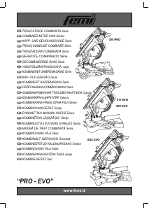 Manual FEMI 999 EVO Fierastrau circular stationar