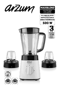 Kullanım kılavuzu Arzum AR 1057 Blender
