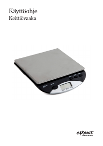 Manual Exxent 65416 Kitchen Scale