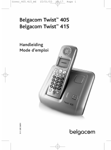 Handleiding Belgacom Twist 405 Draadloze telefoon