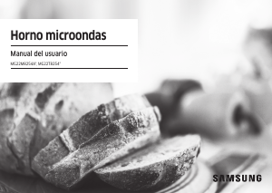 Manual de uso Samsung MG22M8254AK Microondas