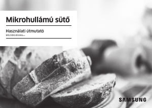 Használati útmutató Samsung MS23DG4504AG Mikrohullámú sütő