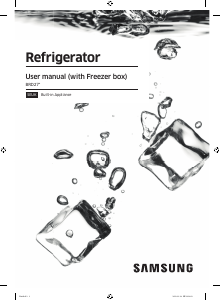 Manual Samsung BRD27713EWW Refrigerator