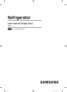 Manual Samsung RR39C7BH5WW Refrigerator