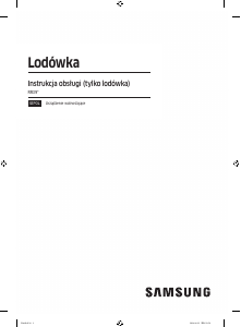 Instrukcja Samsung RR39C7BJ5S9 Lodówka