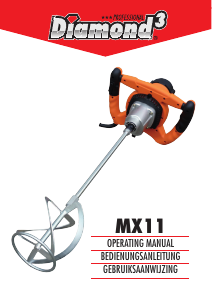 Handleiding Diamond MX11 Cementmixer