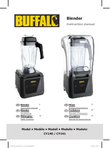 Mode d’emploi Buffalo CY140 Blender