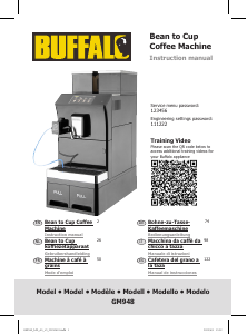 Manual de uso Buffalo GM948 Máquina de café