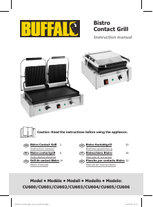Handleiding Buffalo CU604 Contactgrill