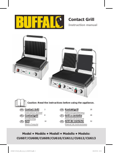Handleiding Buffalo CU610 Contactgrill
