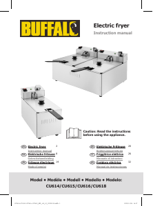 Mode d’emploi Buffalo CU614 Friteuse
