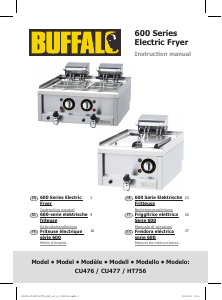 Mode d’emploi Buffalo CU476 Friteuse