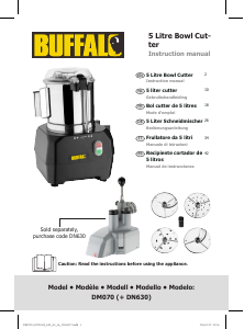 Bedienungsanleitung Buffalo DM070 Küchenmaschine
