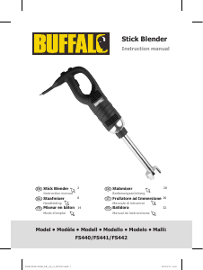 Manuale Buffalo FS441-A Frullatore a mano