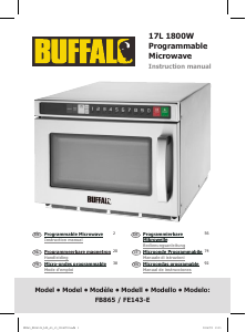 Manual de uso Buffalo FB865 Microondas