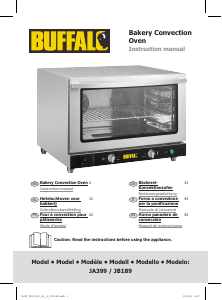 Manuale Buffalo JB189 Forno