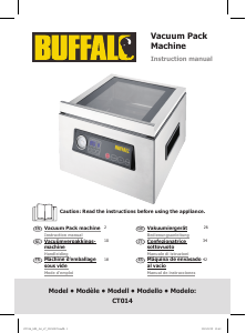 Bedienungsanleitung Buffalo CT014 Vakuumierer