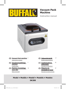 Bedienungsanleitung Buffalo DK208 Vakuumierer