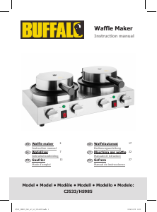 Mode d’emploi Buffalo CJ533 Gaufrier