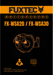 Mode d’emploi Fuxtec FX-WSA30G Enrouleur de tuyau