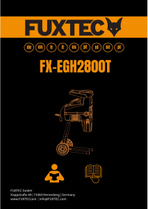 Bedienungsanleitung Fuxtec FX-EGH2800T Gartenhäcksler