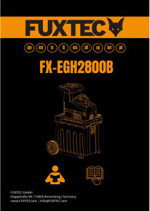 Bedienungsanleitung Fuxtec FX-EGH2800B Gartenhäcksler