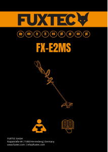 Mode d’emploi Fuxtec FX-E2MS Coupe-herbe