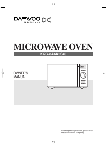 Handleiding Daewoo KQG-8A6K5S40 Magnetron