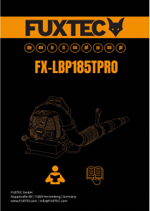 Manual Fuxtec FX-LBP185TPRO Soprador de folhas