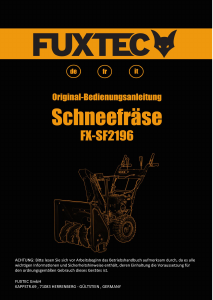 Mode d’emploi Fuxtec FX-SF2196 Souffleuse à neige
