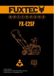 Manual Fuxtec FX-E2SFSET Ventilador de neve