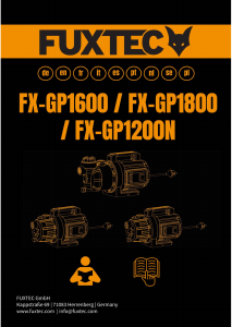 Bedienungsanleitung Fuxtec FX-GP1200N Wasserpumpe