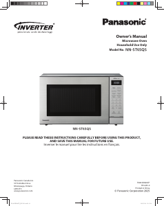 Bruksanvisning Panasonic NN-ST65QSCPH Mikrovågsugn