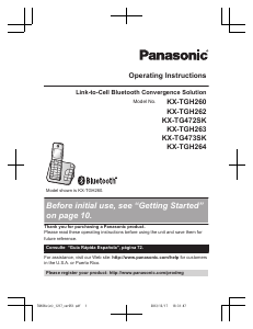 Bruksanvisning Panasonic KX-TG473SK Trådlös telefon