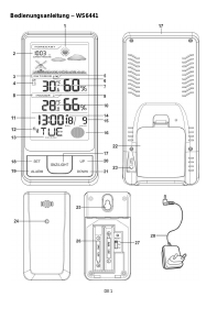 Manual Technoline WS 6441 Weather Station