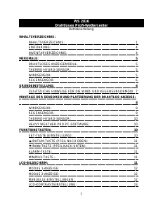 Manuale Technoline WS 2816 Stazione meteorologica