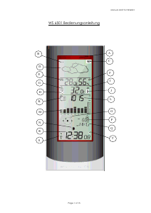 Bedienungsanleitung Technoline WS 6501 Wetterstation