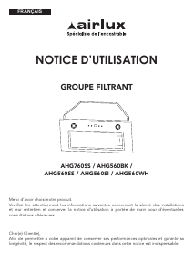 Mode d’emploi Airlux AHG760SS Hotte aspirante