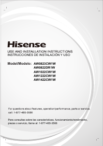 Manual Hisense AW1022CW1W Air Conditioner